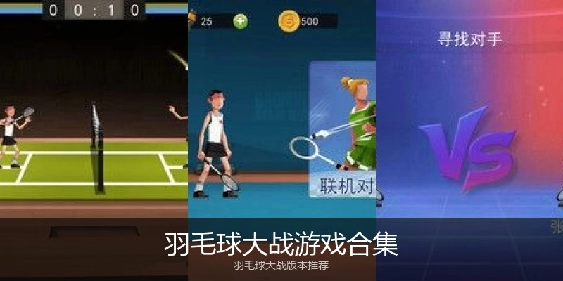 羽毛球大战游戏合集