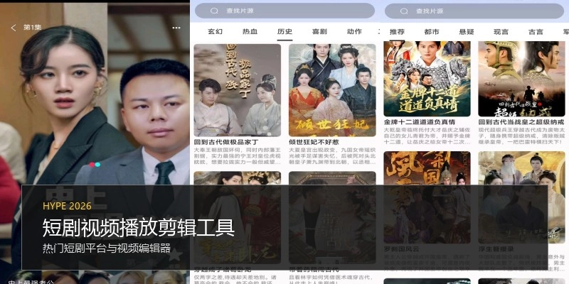 短剧视频播放剪辑工具