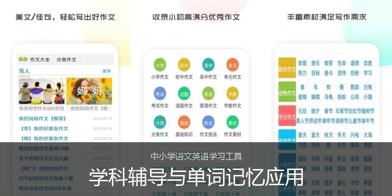 学科辅导与单词记忆应用