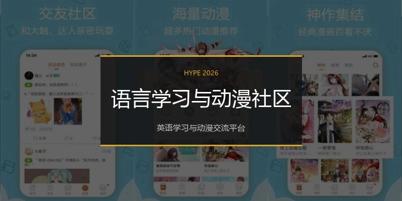 语言学习与动漫社区