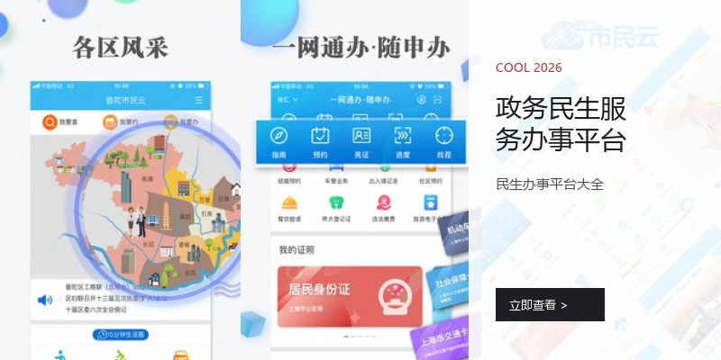 政务民生服务办事平台