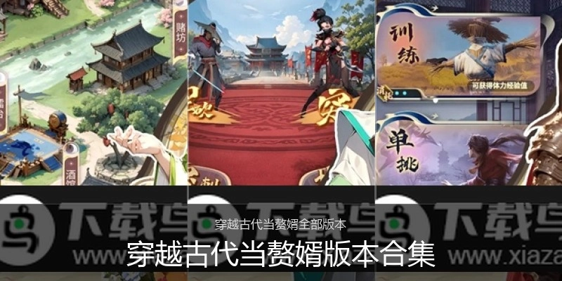 穿越古代当赘婿版本合集