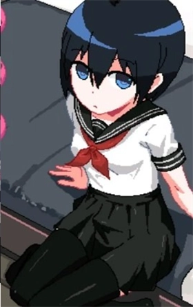 和妹妹两个人看家