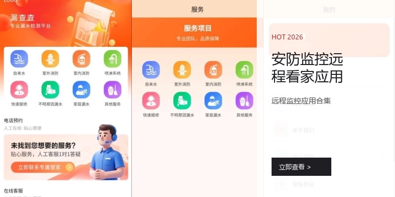 安防监控远程看家应用