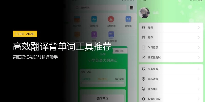 高效翻译背单词工具推荐