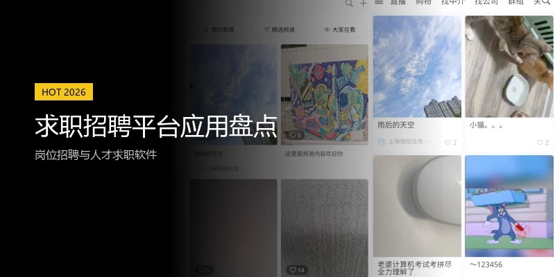 求职招聘平台应用盘点