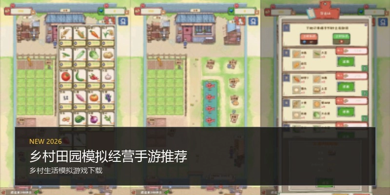 乡村田园模拟经营手游推荐