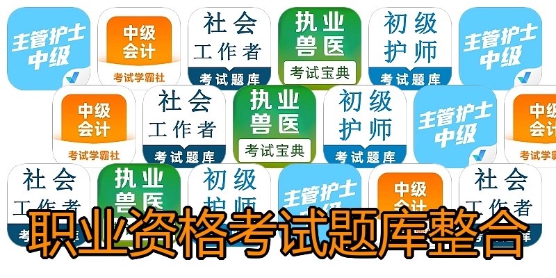 职业资格考试题库整合