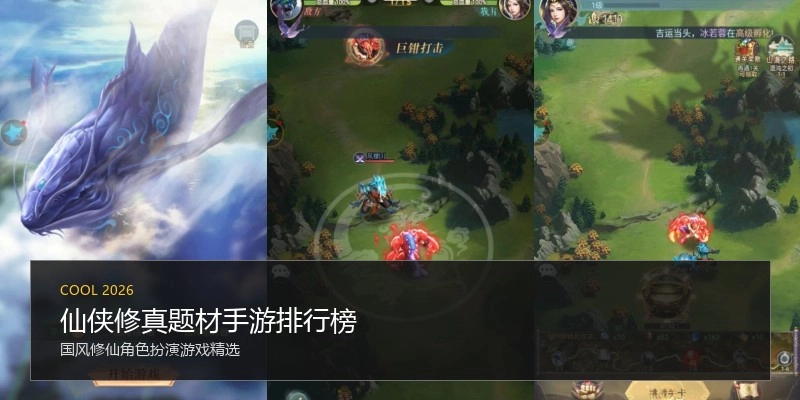 仙侠修真题材手游排行榜