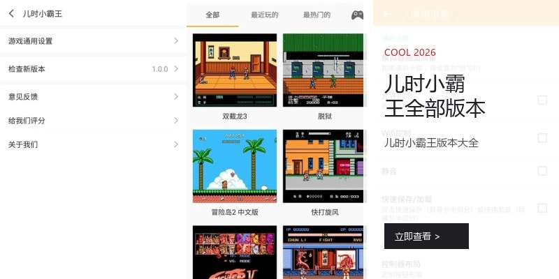 儿时小霸王全部版本