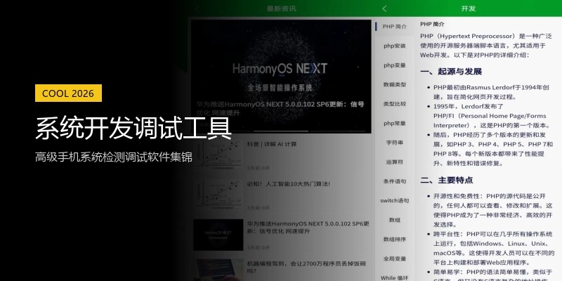 系统开发调试工具