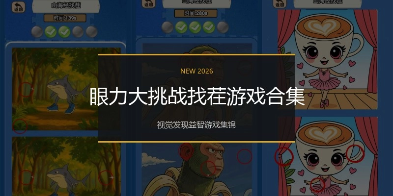 眼力大挑战找茬游戏合集