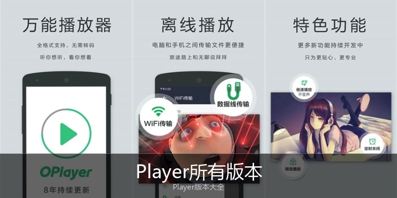 Player所有版本