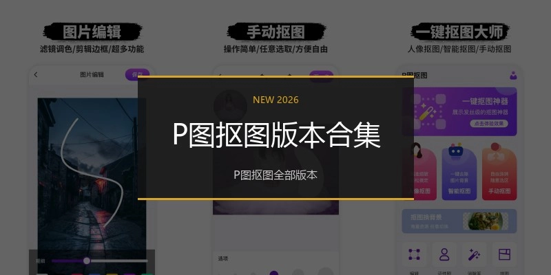 P图抠图版本合集