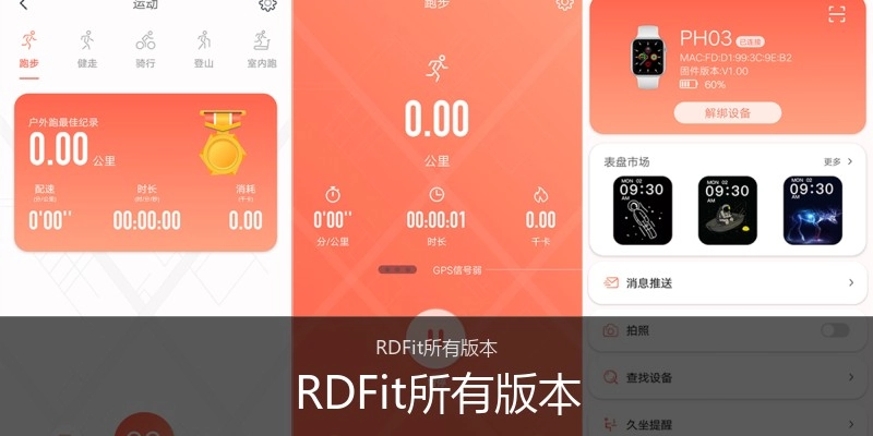 RDFit所有版本