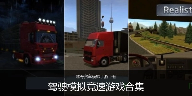 驾驶模拟竞速游戏合集