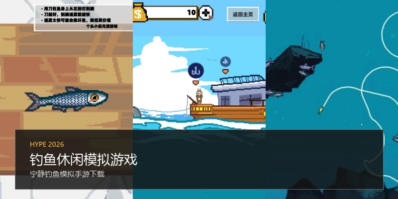 钓鱼休闲模拟游戏