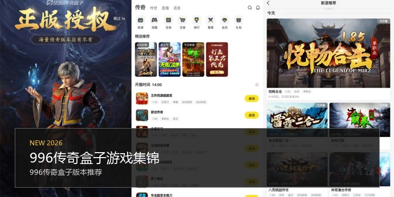 996传奇盒子游戏集锦
