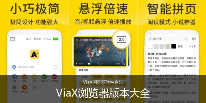 ViaX浏览器版本大全