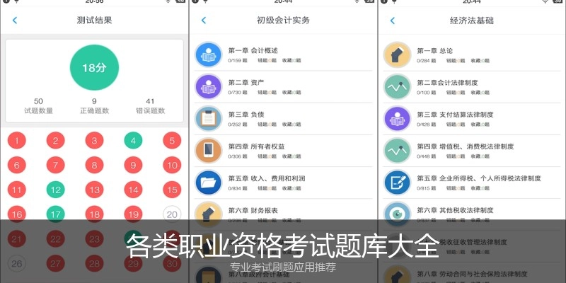 各类职业资格考试题库大全
