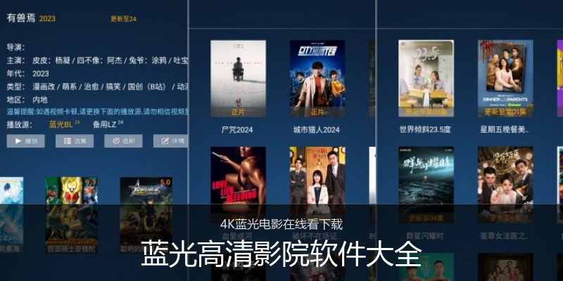 蓝光高清影院软件大全