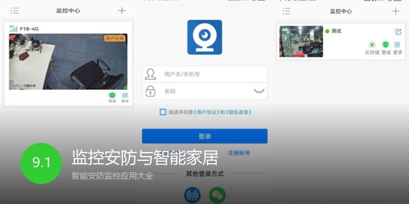 监控安防与智能家居