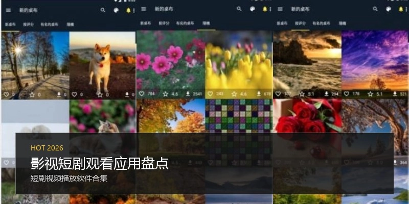 影视短剧观看应用盘点