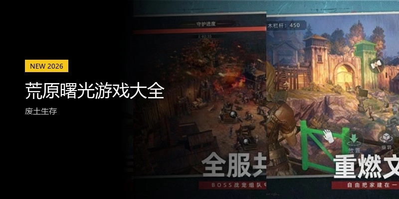 荒原曙光游戏大全