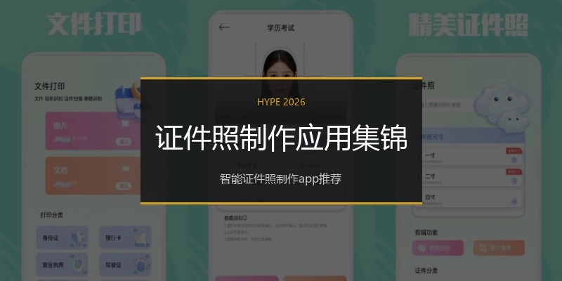 证件照制作应用集锦