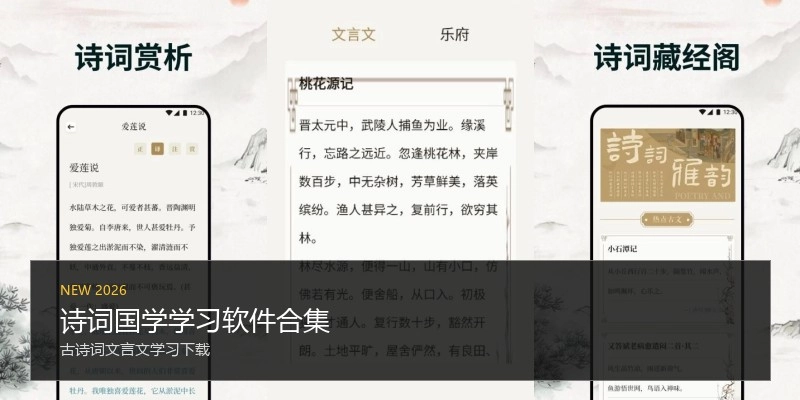 诗词国学学习软件合集