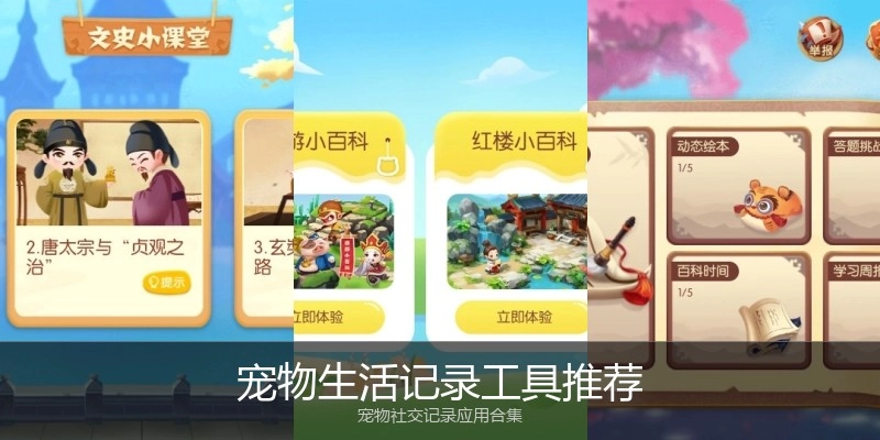 宠物生活记录工具推荐