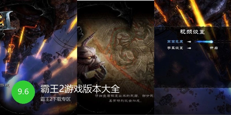 霸王2游戏版本大全