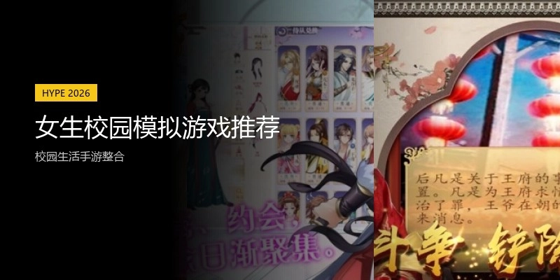 女生校园模拟游戏推荐