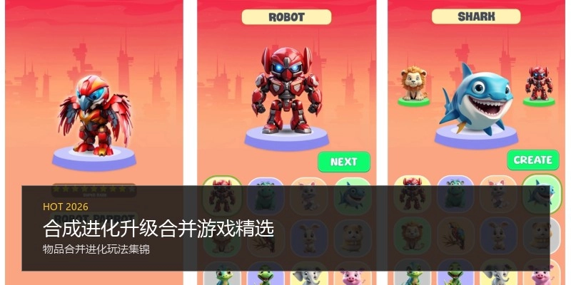 合成进化升级合并游戏精选