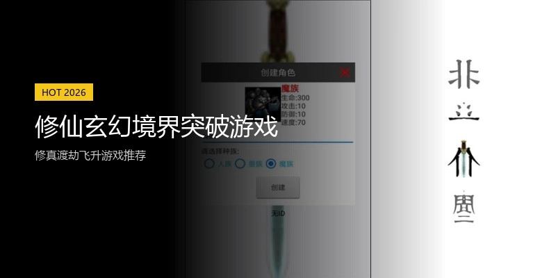 修仙玄幻境界突破游戏