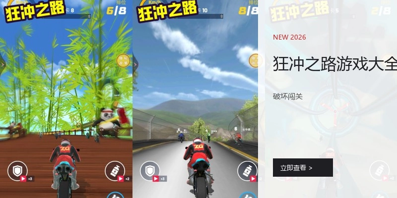 狂冲之路游戏大全