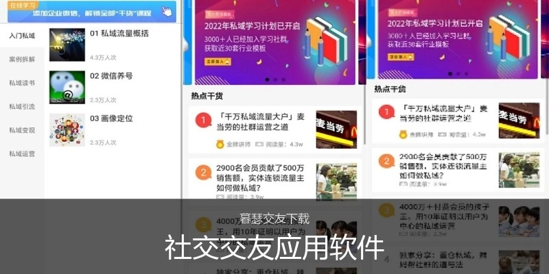 社交交友应用软件