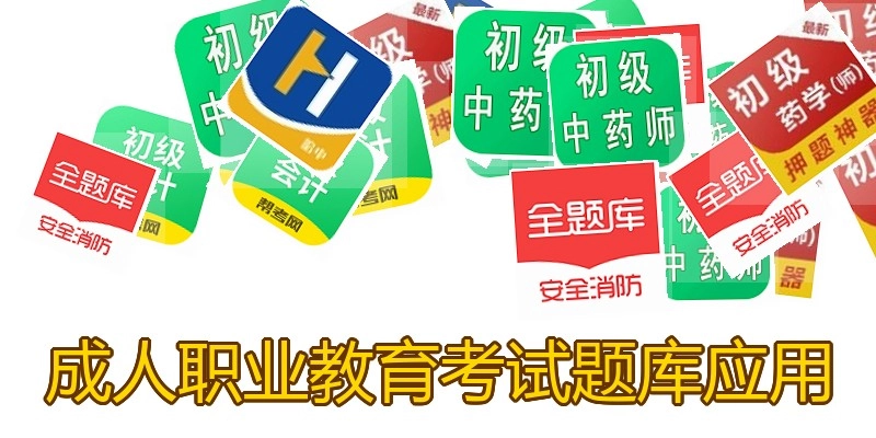 成人职业教育考试题库应用