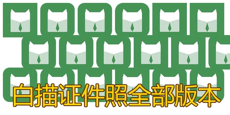 白描证件照全部版本