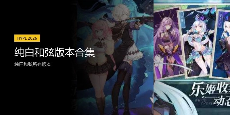 纯白和弦版本合集