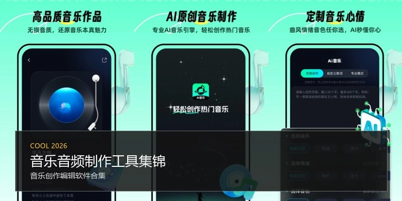 音乐音频制作工具集锦