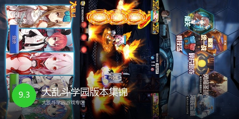 大乱斗学园版本集锦