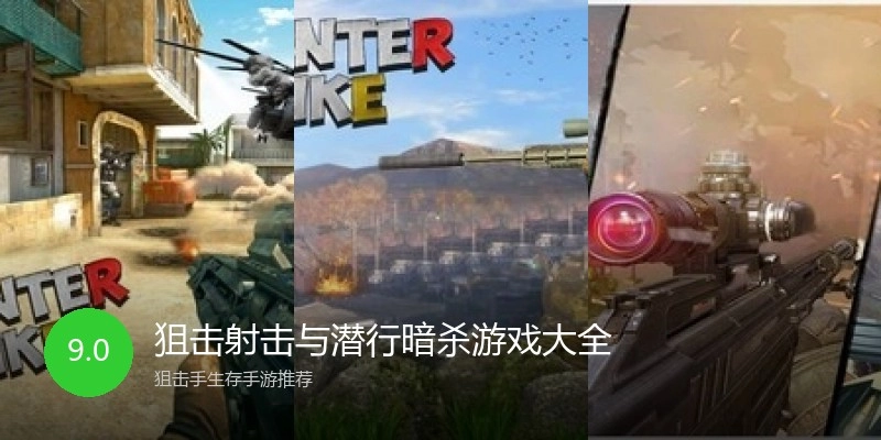 狙击射击与潜行暗杀游戏大全