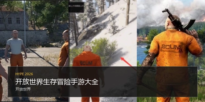 开放世界生存冒险手游大全
