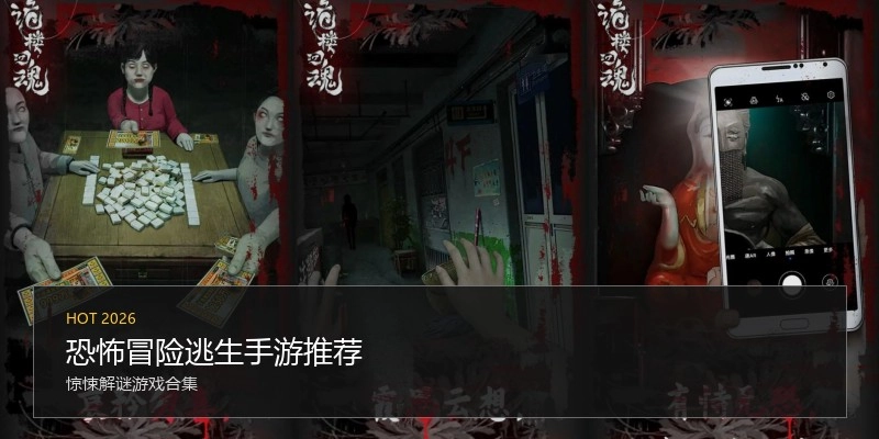 恐怖冒险逃生手游推荐