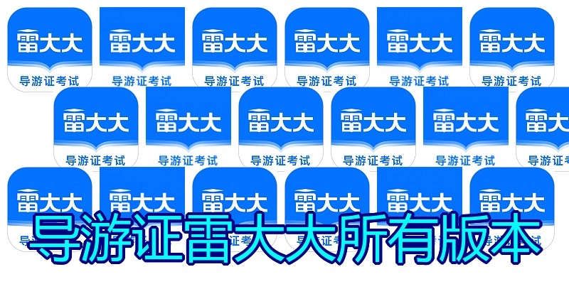 导游证雷大大所有版本