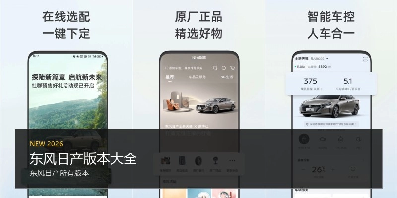 东风日产版本大全