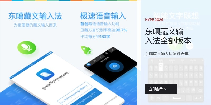 东噶藏文输入法全部版本