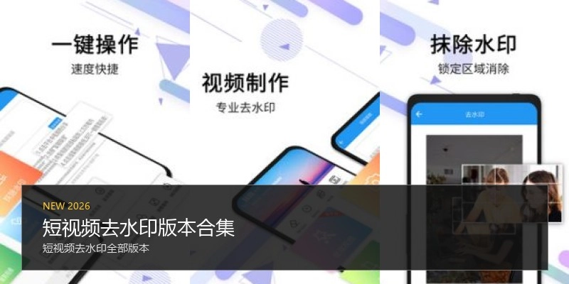短视频去水印版本合集