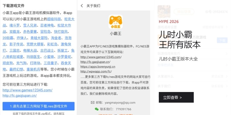 儿时小霸王所有版本